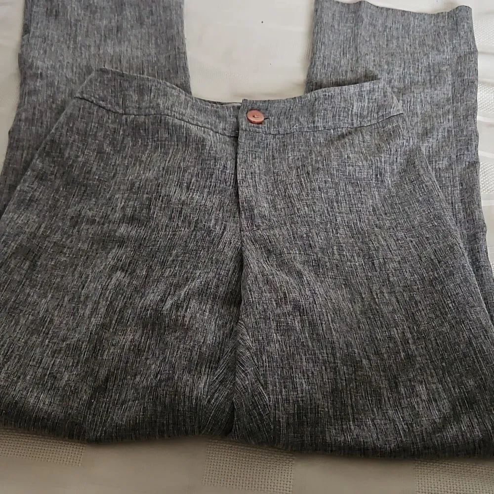Gray Textured Pants - Picture 11 of 16